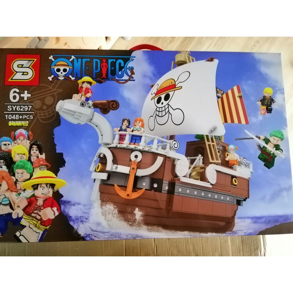(CÓ SẴN)ONE PIECE Caravel Going Merry Pirate Ship Lắp ghép Mô hình tàu Thousand Sunny mã SY6297 to khổng lồ