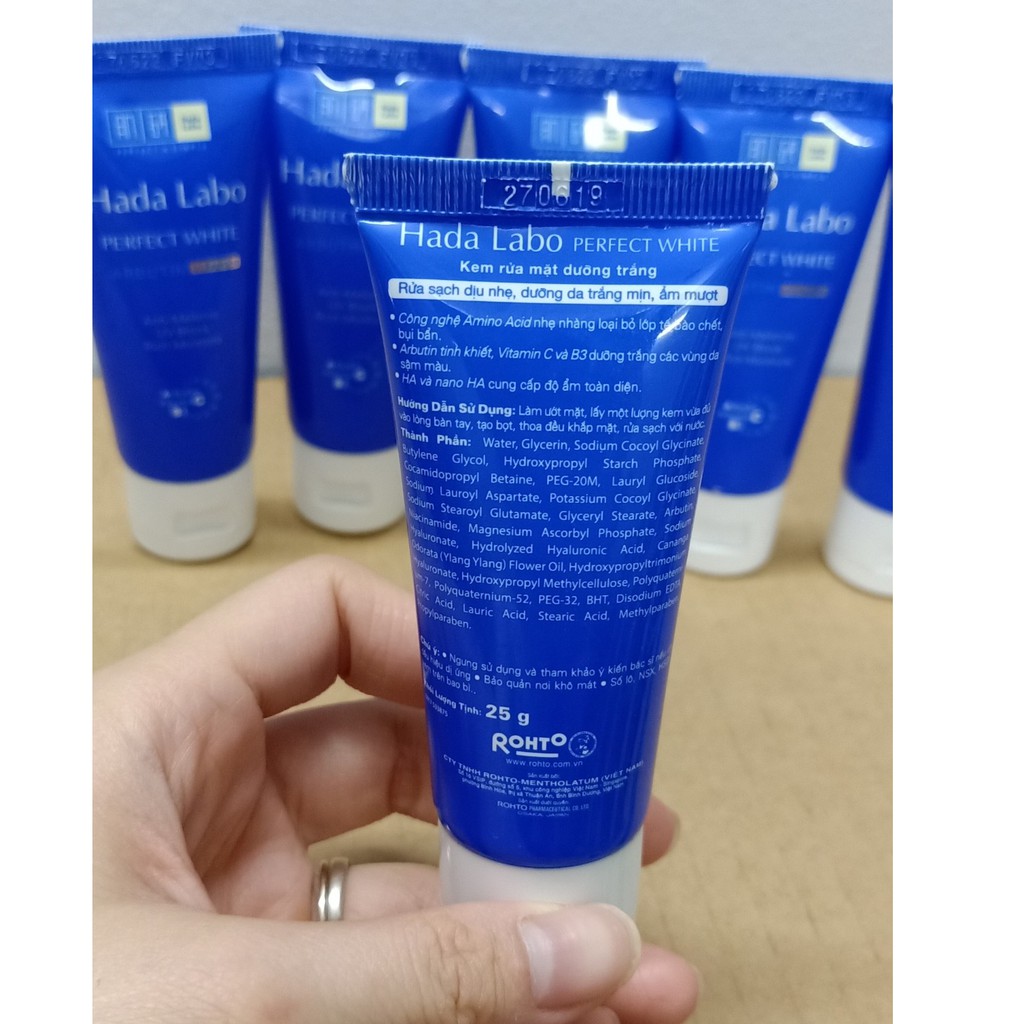 Sữa rửa mặt Hada Labo dưỡng trắng
