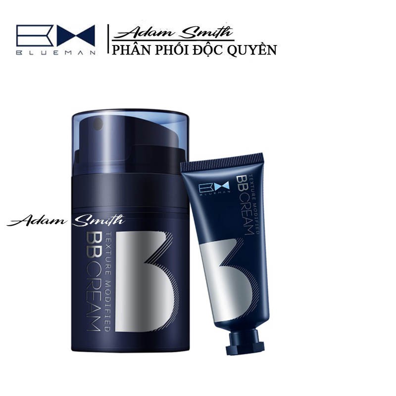 [ Bản 2 Chai ] Kem Nền Trắng Da Giữ Ẩm Che Khuyết Điểm bbcream , Làm Đẹp Cho Nam 5.0 Chuẩn Hãng Blueman Bao Check