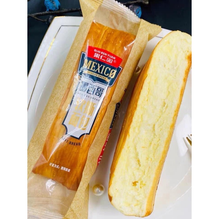 Bánh mì ngàn lớp kiểu Mexico bánh mì tươi Đài Loan cái lớn 120gam