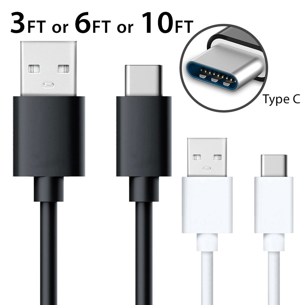 Cáp Sạc Nhanh USB Type C 1M 2M 3M Cho Điện Thoại Android