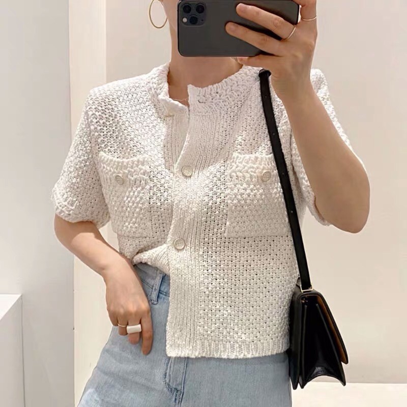 Áo kiểu tweed