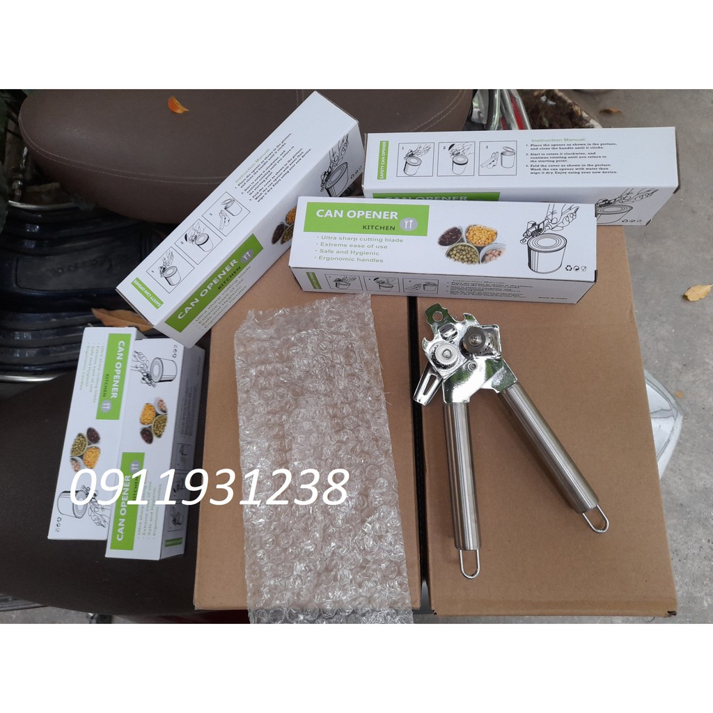 Dụng cụ mở nắp lon bia , đồ đóng lon đa năng (hàng chuẩn loại 1 inox xịn)