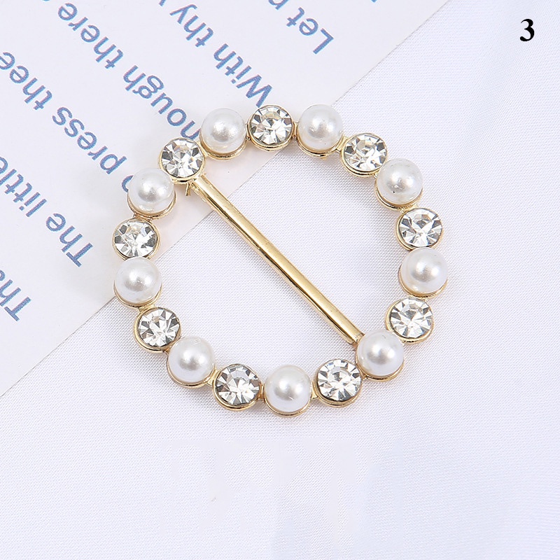 Vòng Trang Trí Thắt Nút Eo Đính Đá Ngọc Trai Sang Trọng DIY