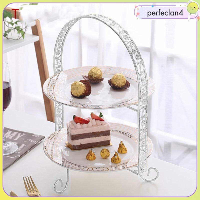 Giá Đỡ Trưng Bày Bánh Cupcake 2 Tầng Bằng Sắt Perfeclan4