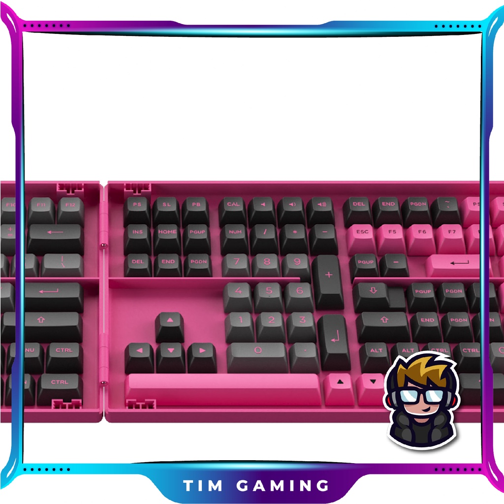 Bộ Keycap bàn phím cơ Akko – Black & Rose