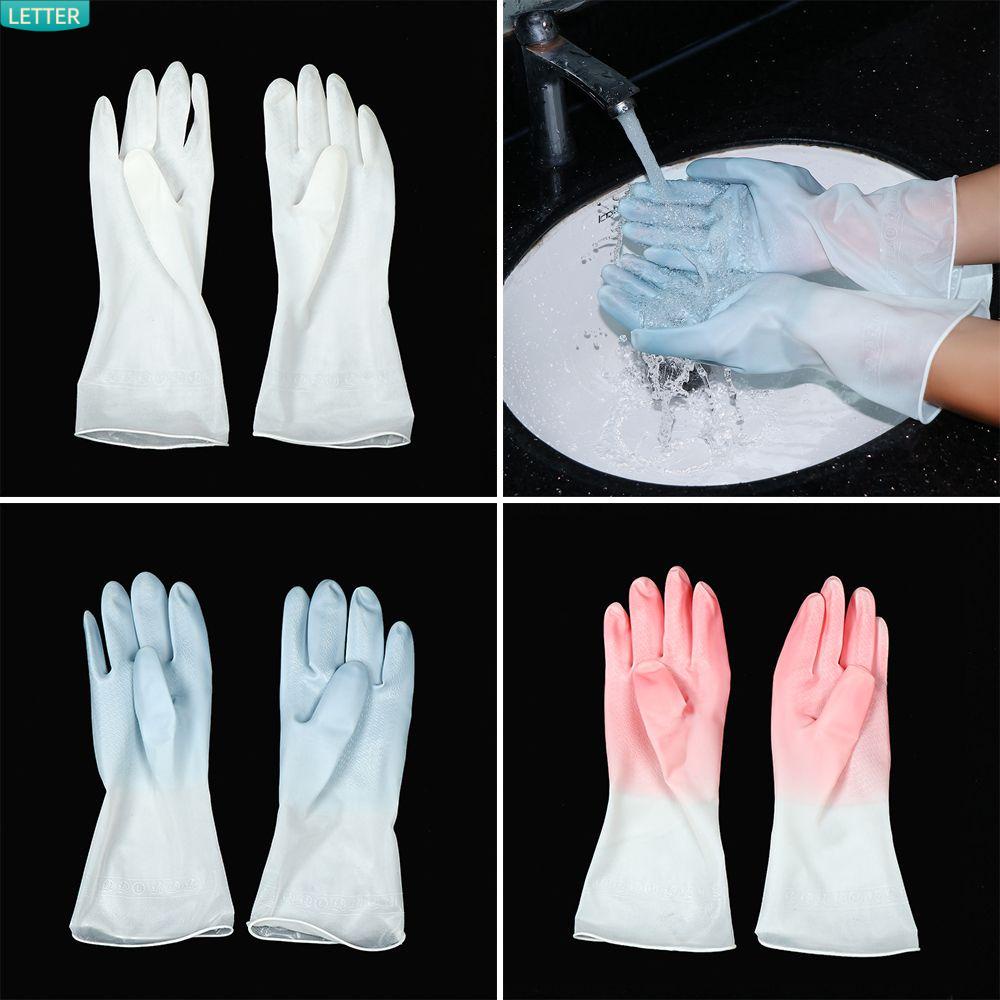 Găng Tay Cao Su Silicone Trong Suốt Chống Trượt Có Thể Tái Sử Dụng Đa Năng