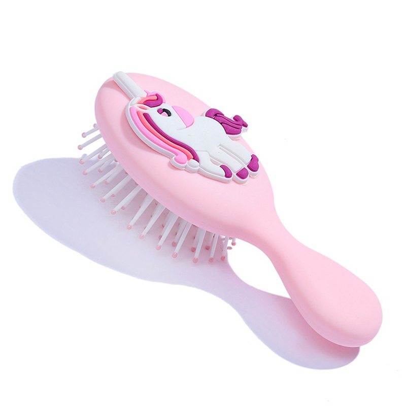 Lược chải tóc hình ngựa kỳ lân / hồng hạc dễ thương