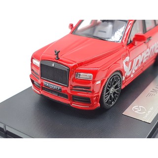 Xe Mô Hình Rolls Royce Mansory Cullinan 1:64 Time Micro ( Supreme Đỏ )