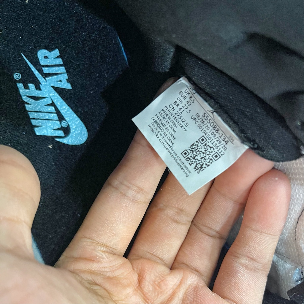 [GeekSneaker] Giày Jordan 1 High University Blue - Phiên bản TC | BigBuy360 - bigbuy360.vn