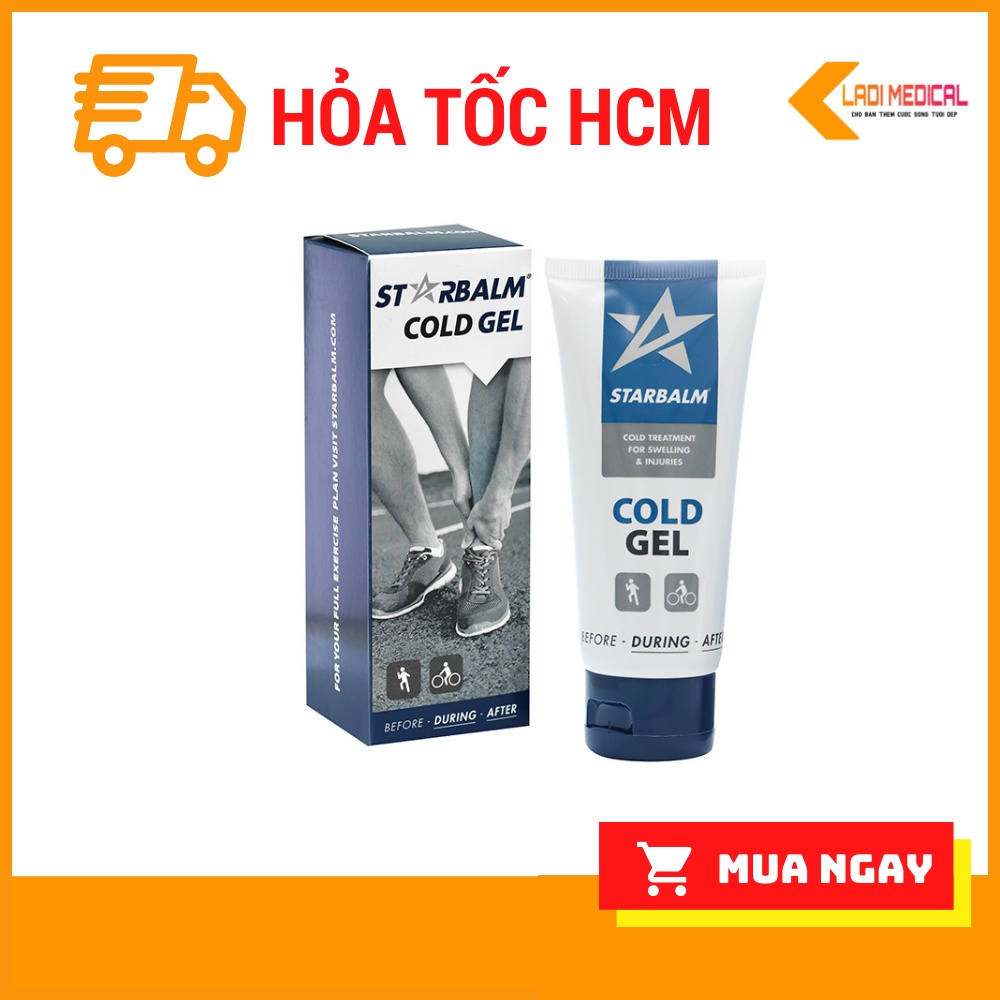 Gel làm lạnh Starbalm Tuýt 25ML/100ML làm lạnh cơ xử lý chấn thương, căng cơ,bầm tím bong gân khớp