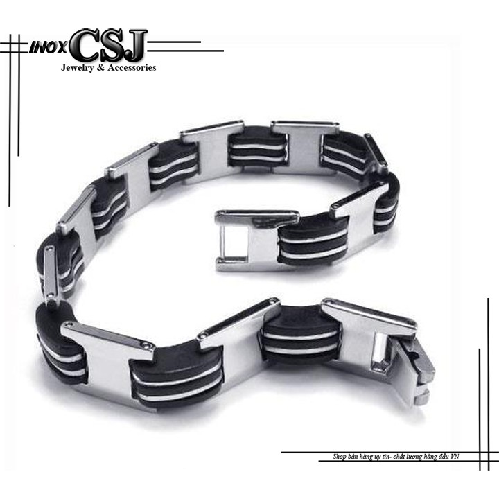 LẮC TAY NAM INOX CAO CẤP PHONG CÁCH CÁ TÍNH