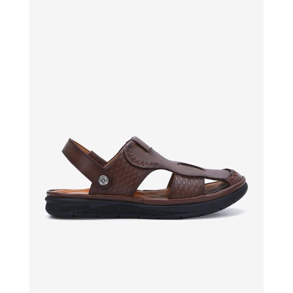 Giày Sandal rọ nam Zuciani da bò cao cấp thiết kế cut out  thông thoáng viền chỉ nổi thanh lịch - SCF16