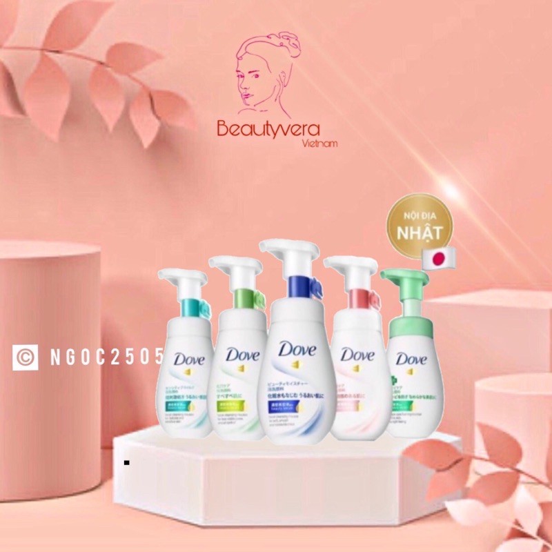 Sữa Rửa Mặt Dạng Bọt Dove Tinh Chất - Serum 160ml