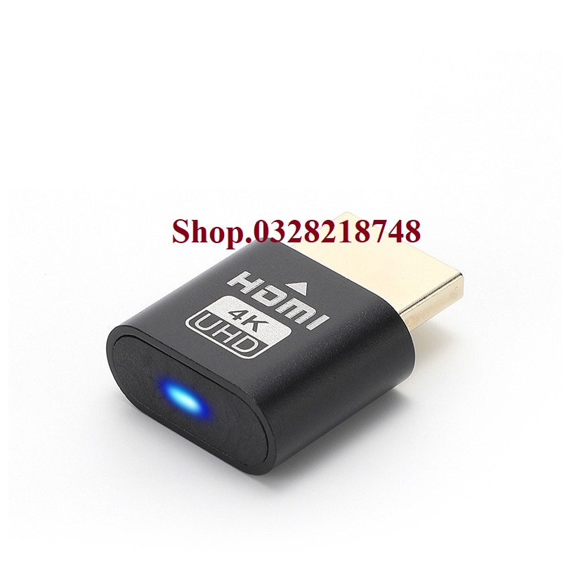 [VN] HDMI Dummy 4K, HDMI ảo 4K chất lượng cao - Bộ Điều Hợp Màn Hình Ảo HDMI giả lập