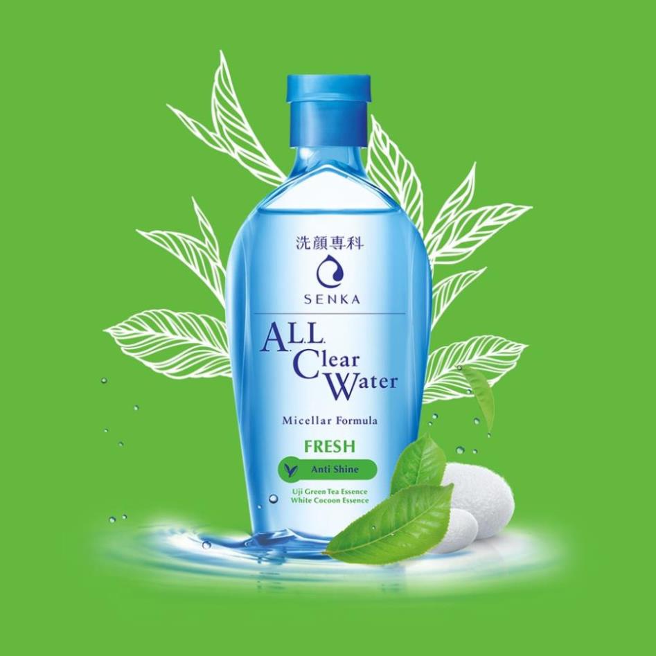 Nước tẩy trang Micellar Senka A.L.L Clear Water Fresh 230ml - Donna.cosmetics