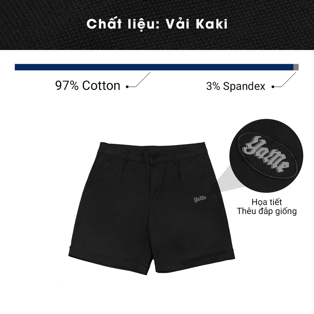 Quần Short Kaki Nam Đơn Giản Thương Hiệu Y2010 Nguyên Bản Ver24 21010 |YaMe|