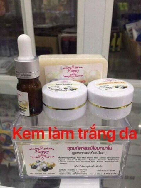 Bộ KEM DƯỠNG TRẮNG DA HAPPY WHITE