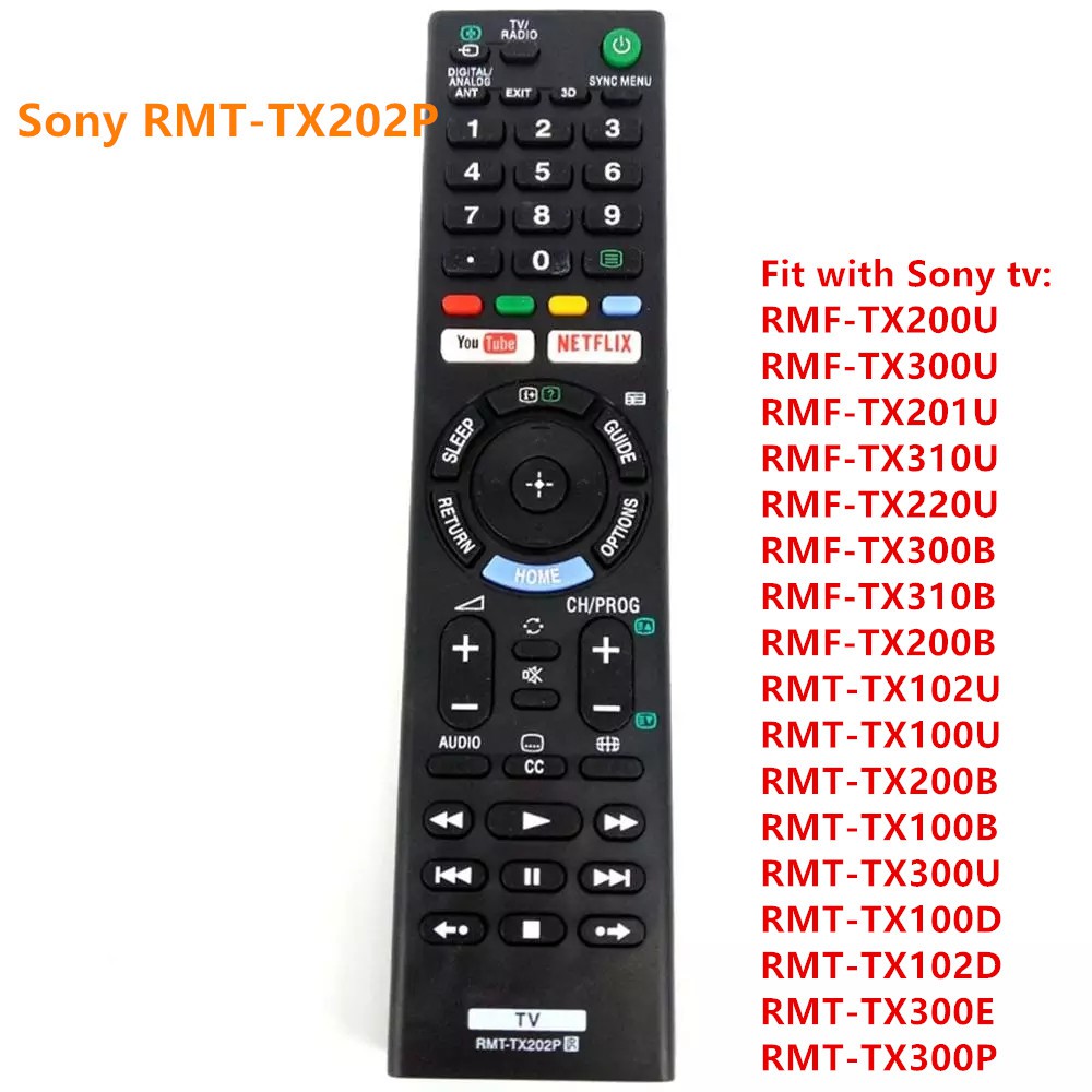 Điều Khiển Từ Xa TV Thông Minh RMT-TX202P Cho Sony RMT-TX300P KD-55X9305C KDL-55W805C 55W808C KDL-50W755C KD-55X8509C XBR65X755D XBR-65X755D X65X75D X5X7