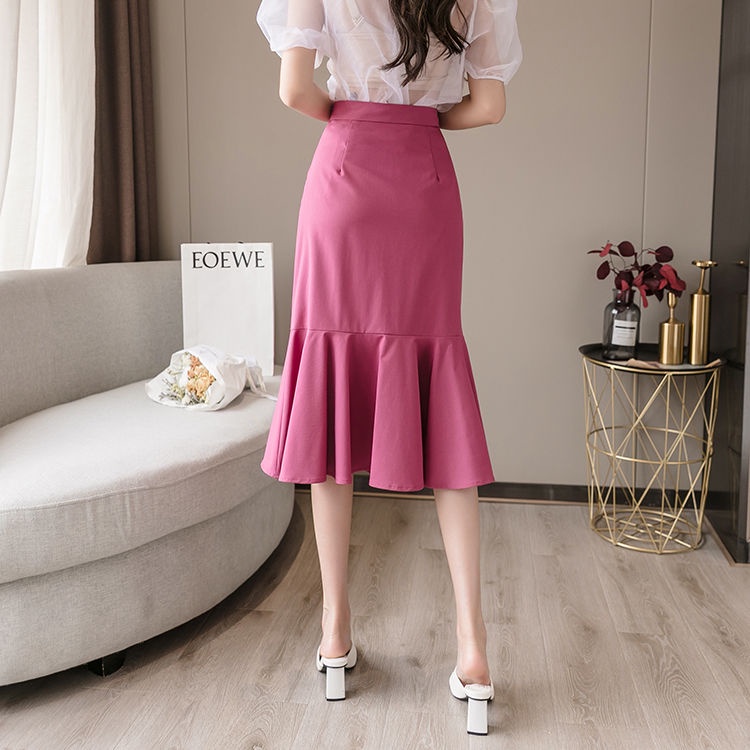Chân Váy Chữ A Đuôi Cá Phối Dây Rút Thời Trang Công Sở Cho Nữ