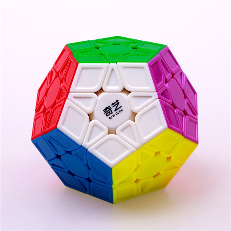 Đồ chơi Rubik Megaminx Qiyi Stickerless - Rubik 12 Mặt (Rubik Biến Thể) Quay Trơn Mượt Phát Triển IQ