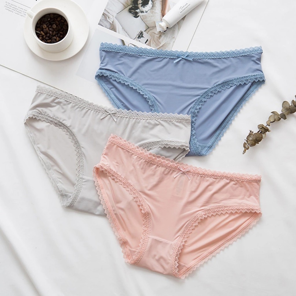 Quần Lót Chất Thun Lạnh Mềm Mát Viền Ren Co Giãn Nhiều Q047 | BigBuy360 - bigbuy360.vn