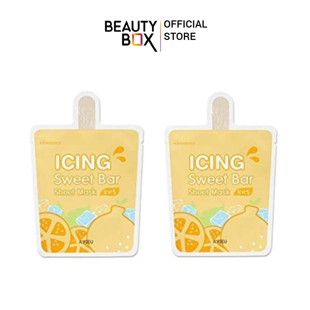 Combo 2 Mặt Nạ Giấy A'Pieu Icing Sweet Bar Pineapple Sheet Mask (21gx2)