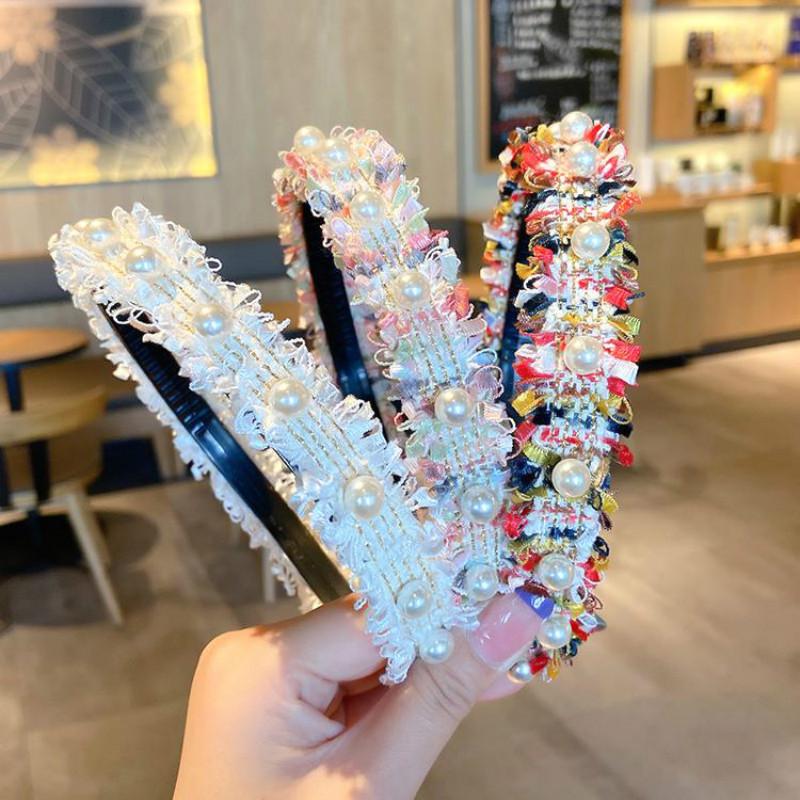 Băng Đô Đính Ngọc Trai Phong Cách Hàn Quốc Dành Cho Nữ