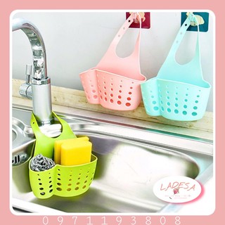 Giỏ treo silicone đựng đồ rửa bát cài vòi nước tiện lợi