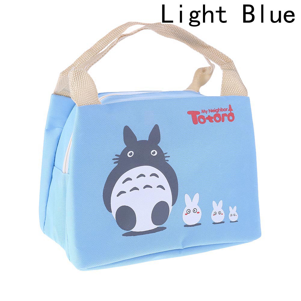 Túi Giữ Nhiệt Đựng Hộp Cơm Trưa In Hình Totoro Đáng Yêu