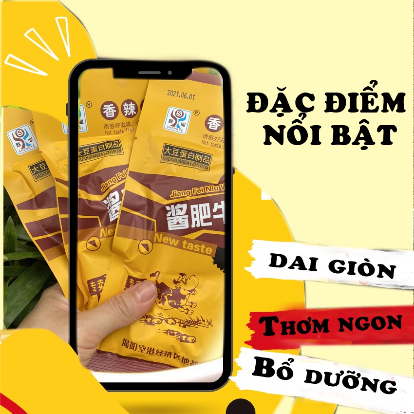 Bim bim thịt hổ ăn vặt trung quốc  gói 45 gam siêu ngon