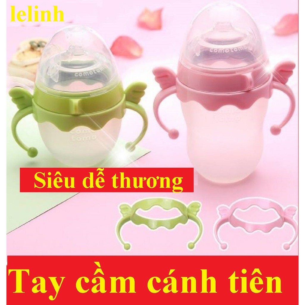 Bình sữa tập bú como silicon hàn quốc siêu mềm cao cấp 150ML/250ML có chống sặc cho bé yêu