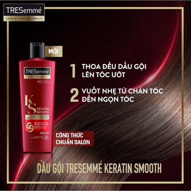 Dầu Gội Tresemme 850g Vào Nếp Suôn Mượt / Detox Chắc Khoẻ / Ngăn Ngừa Gãy Rụng - Dầu Gội Chuyên Nghiệp Chuẩn Salon