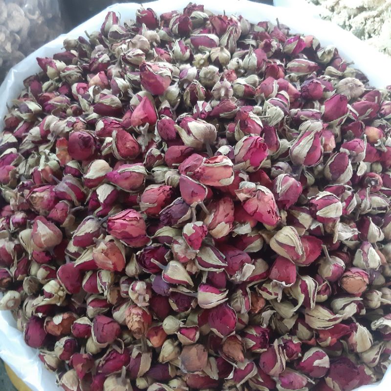 (Trà Thảo Mộc) Hoa Hồng Sấy Khô _ Hoa Hồng Nhung Pháp 100gram