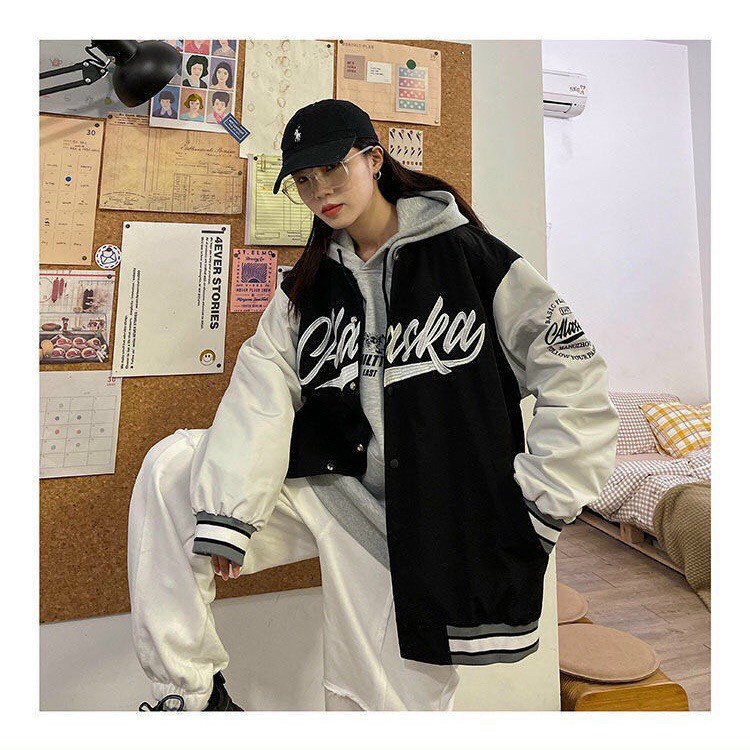 Áo Bomber Jacket Dù 2 Lớp AKASLA Unisex Nam Nữ (Ảnh Thật/Có sẵn)