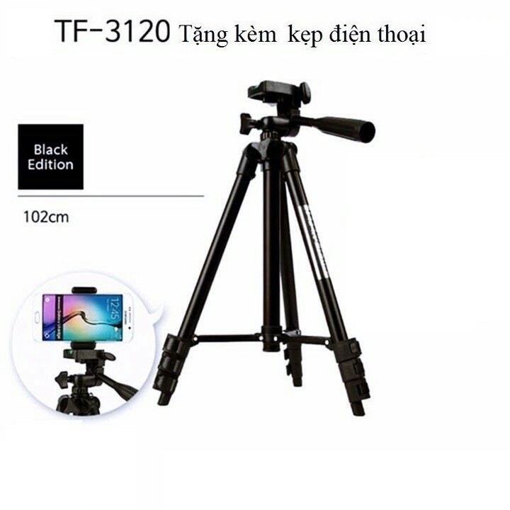 Gậy 3 Chân Tripod TF 3120 - Black Mẫu Mới