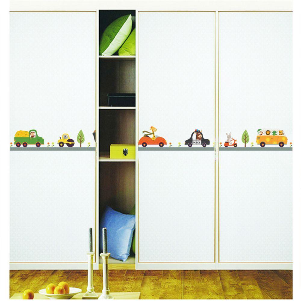 Decal Dán Tường Hình Động Vật Hoạt Hình