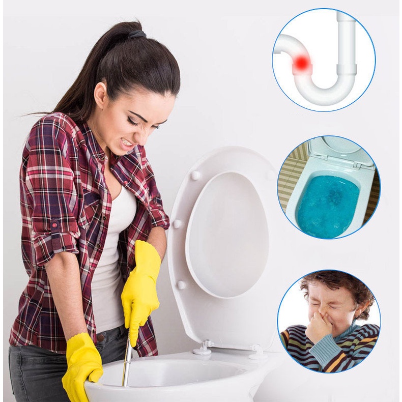 Chai bột thông cống nghẹt bồn rửa chén, thông tắc bồn cầu ống thoát nước nhà vệ sinh - MEGAMART