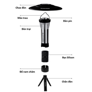 Đèn camping đa năng Blackdog (kèm đế nam châm) BD-LYD006