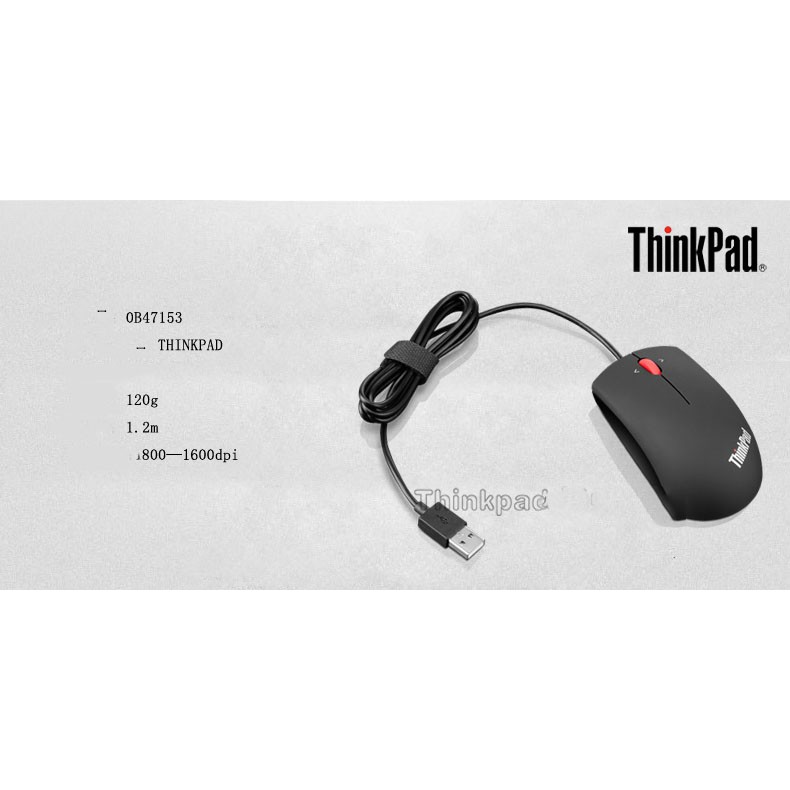 CHUỘT MÁY TÍNH LENOVO THINKPAD USB - MIDNIGHT BLACK