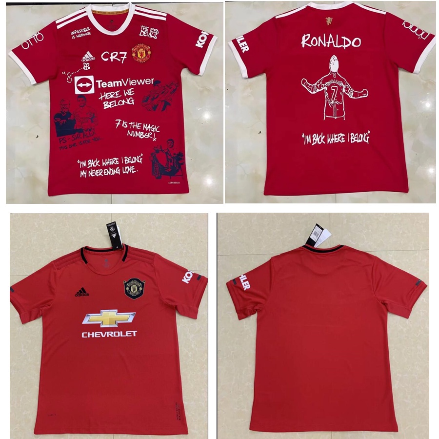 Áo Thun Đá Banh Manchester United Thiết Kế 2019 Chất Lượng Cao