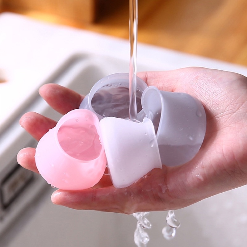 Set 4 Vỏ Bọc Chân Bàn Ghế Bằng Silicon Giảm Tiếng Ồn, Ngăn Ngừa Trầy Xước Sàn Nhà.