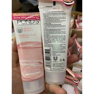 Sữa Rửa Mặt đất sét khoáng sạch sâu và sáng da ponds
