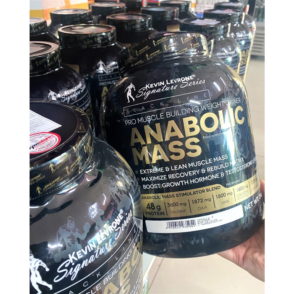 Sữa tăng cân nạc siêu cấp Kevin Levrone Anabolic Mass, 7.0 Kg  nhập khẩu Mỹ phân phối Gymstore