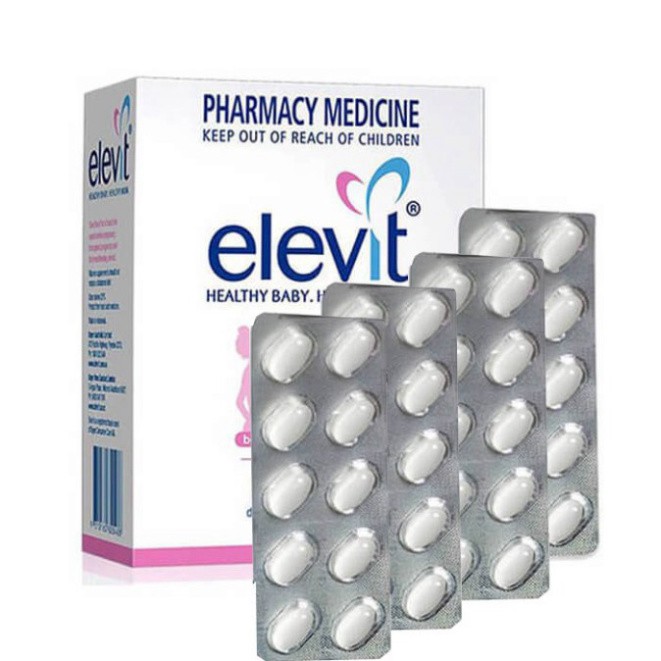 SALE LỚN 80% Vitamin Tổng Hợp Elevit Cho Bà Bầu 100 Viên SALE LỚN 80%