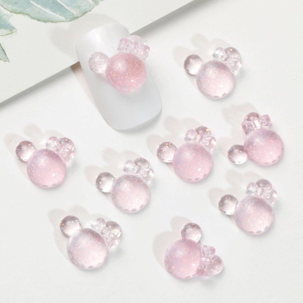 QQMALL Phụ Kiện Trang Trí Móng Tay 3D Thay Đổi Màu Sắc Dành Cho Nữ