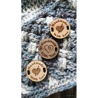 Set 100c Tag gỗ Handmade AKZ-HM002