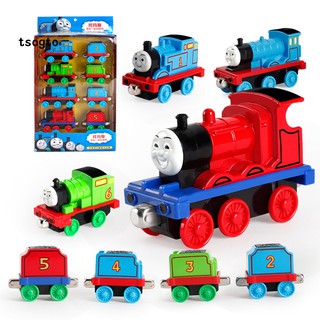 Set 8 Xe Lửa Đồ Chơi Bằng Hợp Kim Nam Châm Cho Bé