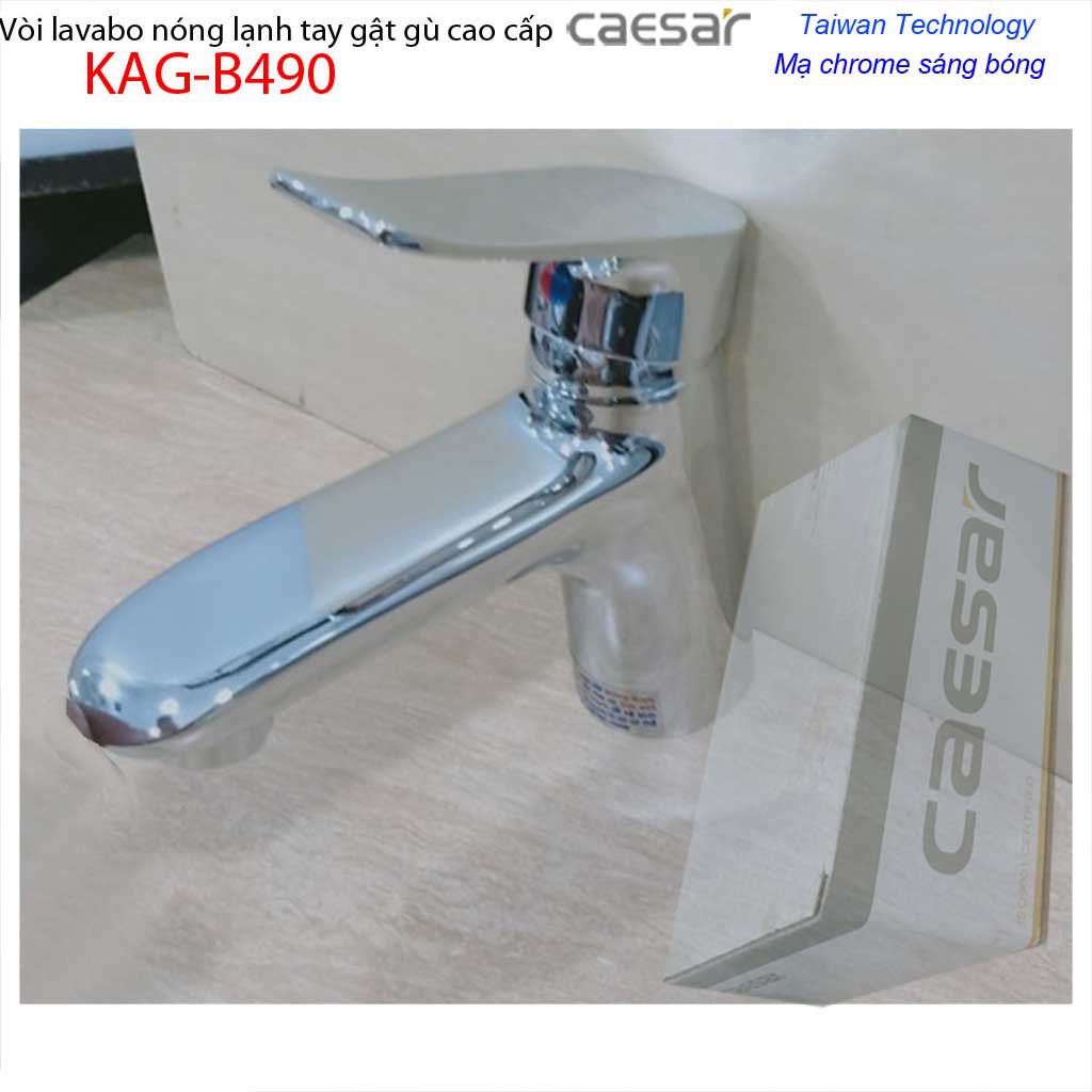 Vòi lavabo Caesar KAG-B490C best sellers chiết khấu giá tốt chất lượng tốt, vòi chậu gật gù nóng lạnh Caesar