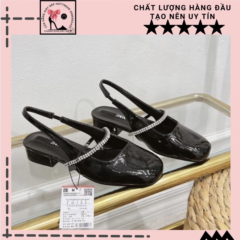 Giày sục nữ, Sandal zara nữ quai đá fullbox Giày Đi Chơi, dễ đi